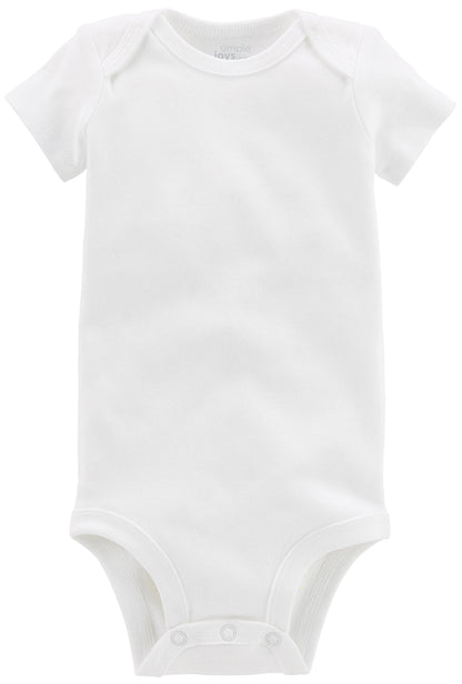 Simple Joys by Carter's Baby 8-Pack Short-Sleeve Bodysuit, White, 3-6 Months 🍁 All In One Marketplace Canada