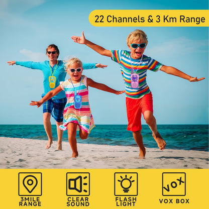 Walkie Talkies for Kids 3 Pack, Outdoor Toys for 3-7 Year Old Boy Girl Christmas Birthday Gifts, for Outdoor Games Camping 🍁 All In One Marketplace Canada
