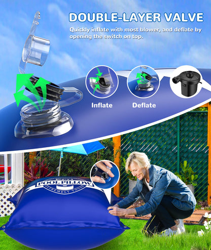 EPN Pool Pillows for Above Ground Pools, 6 x 6 Ft, Pool Winterizing Pillow 🍁 All In One Marketplace Canada
