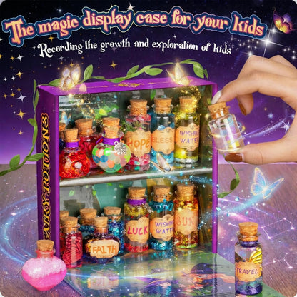 Alritz Fairy Potions Kit, Magic Mix Kit 20 Bottles, Decorations Ornaments Garden Crafts Birthday Gifts Toys for Girls 6 7 8 9 10 Years Old Families Party Outdoor Indoor - Available at All In One Marketplace Canada