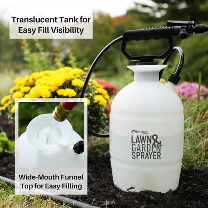 Flo-Master by Hudson 24101 1 Gallon Lawn and Garden Tank Sprayer, Translucent 🍁 All In One Marketplace Canada
