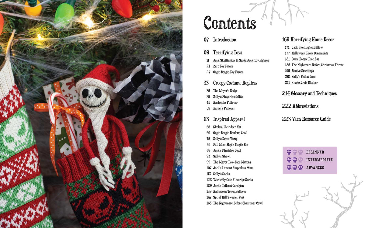 Disney Tim Burton's The Nightmare Before Christmas: The Official Knitting Guide to Halloween Town and Christmas Town