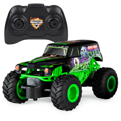 Monster Jam , Official Grave Digger Remote Control Monster Truck Toy, 1:24 Scale, 2.4 GHz, for Ages 4 and Up 🍁 All In One Marketplace Canada
