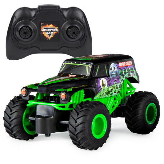 Monster Jam, camion monstre télécommandé officiel Grave Digger, échelle 1:24, 2,4 GHz, pour les 4 ans et plus 🍁 All In One Marketplace Canada