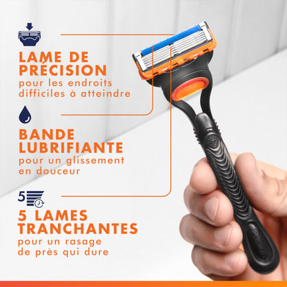 Gillette Fusion5 Men's Razor Blade Refills, 12 Refills - Available at All In One Marketplace Canada