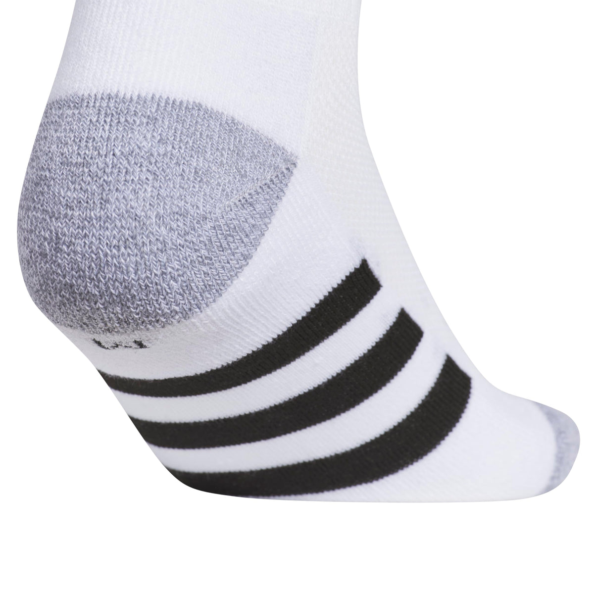 adidas Unisex-Kids Athletic Cushioned 6-Pack Quarter Socks, White/Grey/Black, Medium