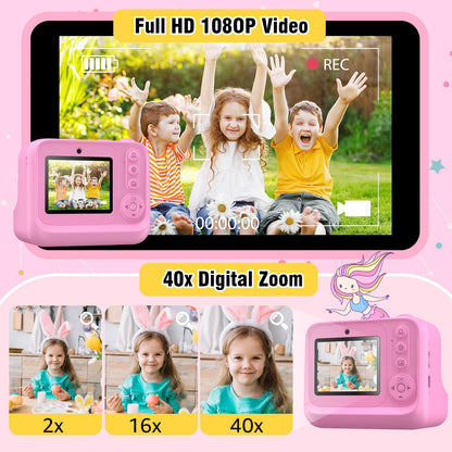 Kids Printing Camera for 3-12 Girls Boys Toddler Christmas Birthday Gifts 🍁 All In One Marketplace Canada