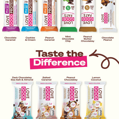 Love Good Protein Bars – Dark Chocolate Sea Salt & Almonds – Plant-Based Keto Snack – 12 Pack