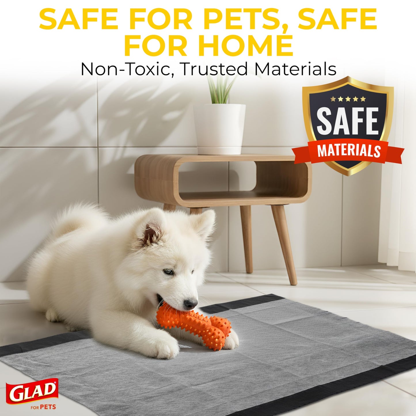 Glad for Pets XL Charcoal Training Pads for Dogs and Puppies, 50 Count 🍁 All In One Marketplace Canada