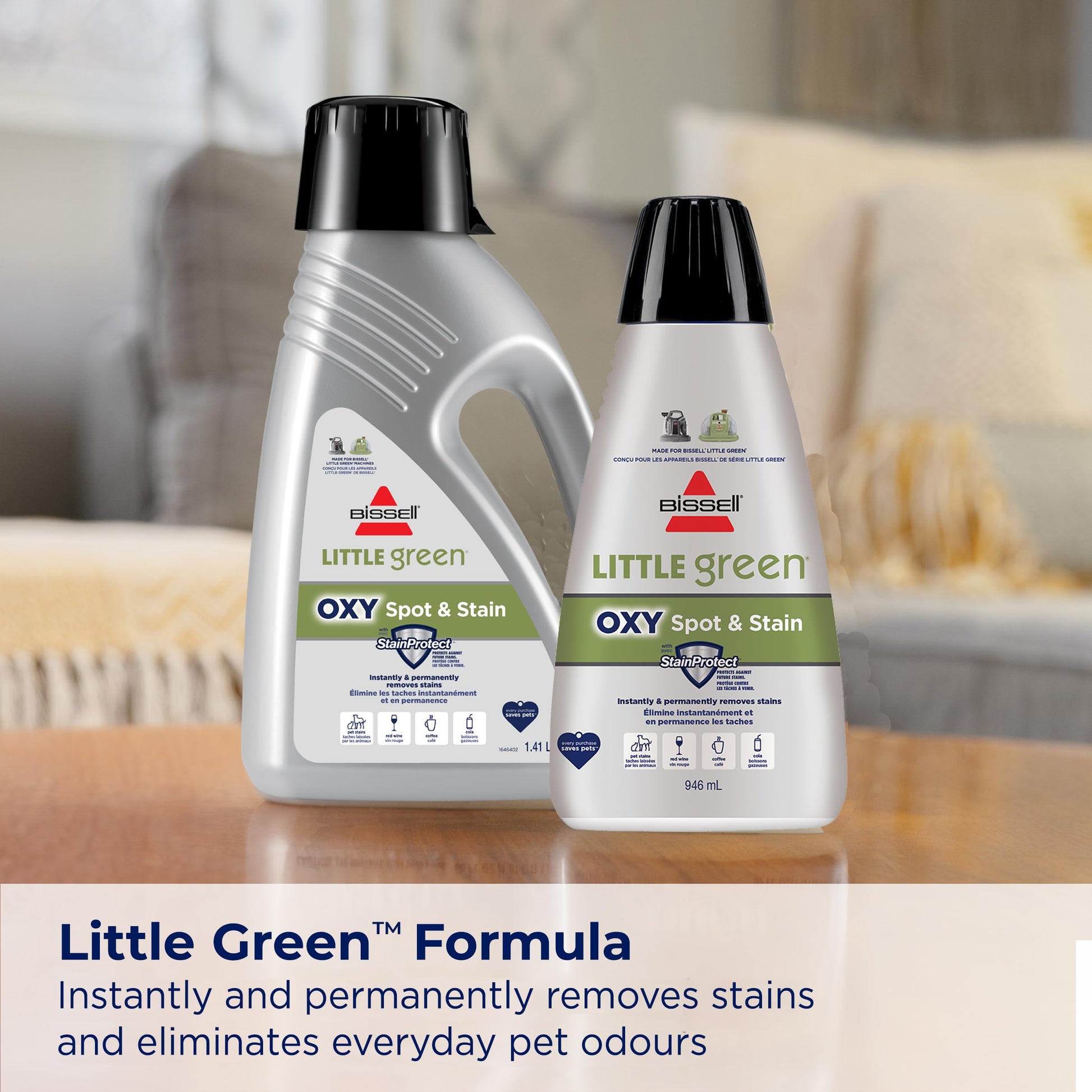BISSELL Little Green Mini Corded Portable Carpet and Upholstery Deep Cleaner, Car Detailer, Lightest Little Green at 7 lbs, Tough Stain Tool, HydroRinse Tool, OXY Formula, 4075B - Available at All In One Marketplace Canada