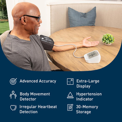 Omron Silver Upper Arm Blood Pressure Monitor Omron
