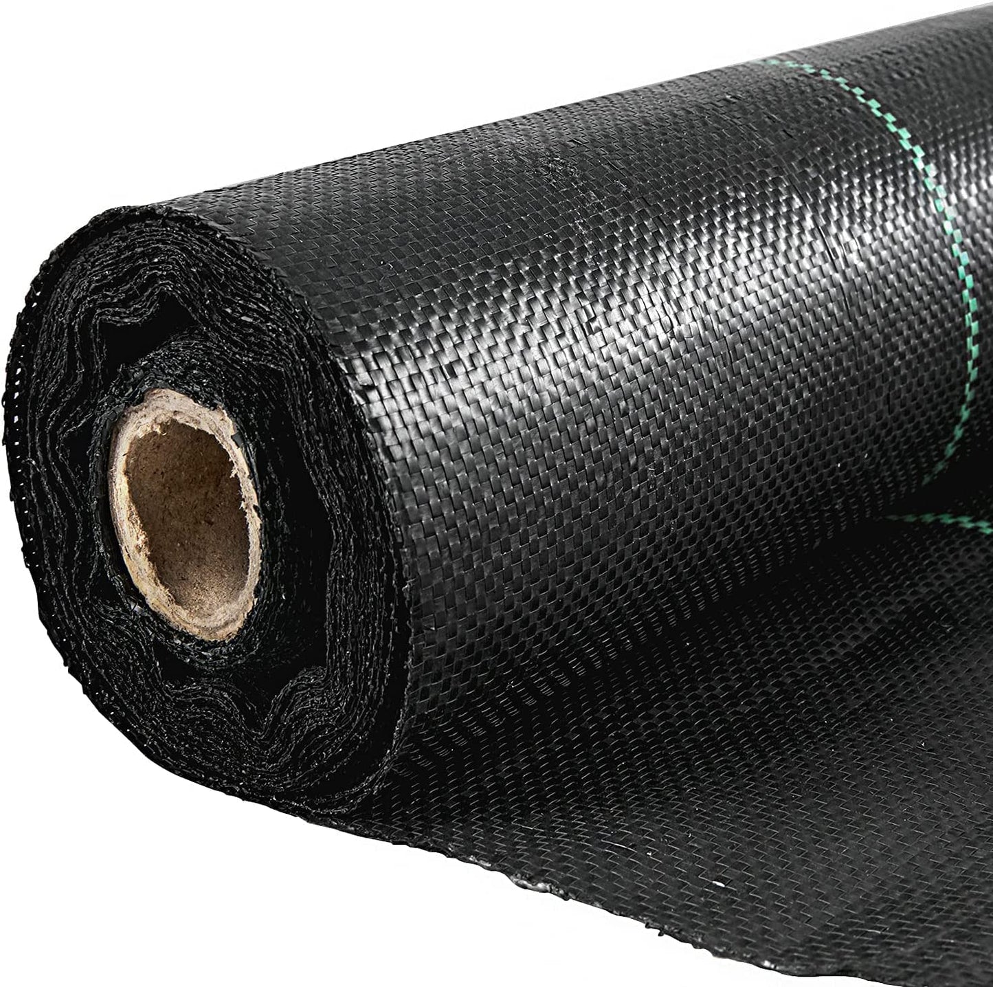 VEVOR 6FTx300FT Premium Weed Barrier Fabric Heavy Duty 2.4OZ, Woven Weed Control Fabric, High Permeability Good for Flower Bed, Geotextile Fabric for Underlayment, Polyethylene Ground Cover