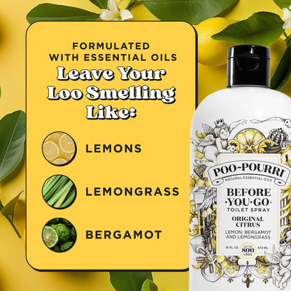 Poo-Pourri Original Citrus, 16 ounces - Available at All In One Marketplace Canada