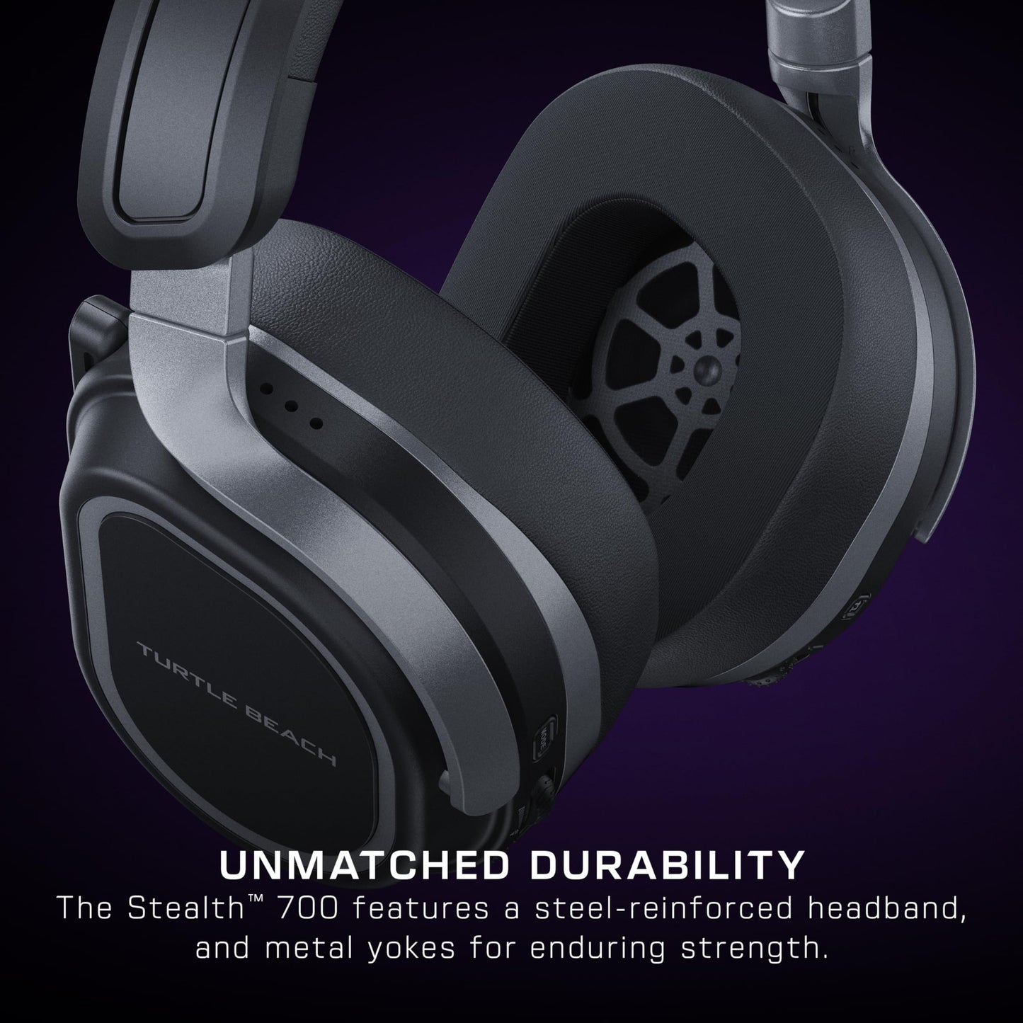 Turtle Beach Stealth 700 Wireless Multiplatform Gaming Headset for Xbox Series X|S, Xbox One, PC, PS5, PS4, & Mobile – 60mm Speakers, A.I. Noise-Cancelling Mic, Bluetooth, 80-Hr Battery – Black