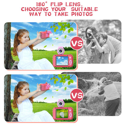 ARNSSIEN Kids Camera with Video,180°Flip Lens,2.4" Selfie Camera for Kids 🍁 All In One Marketplace Canada
