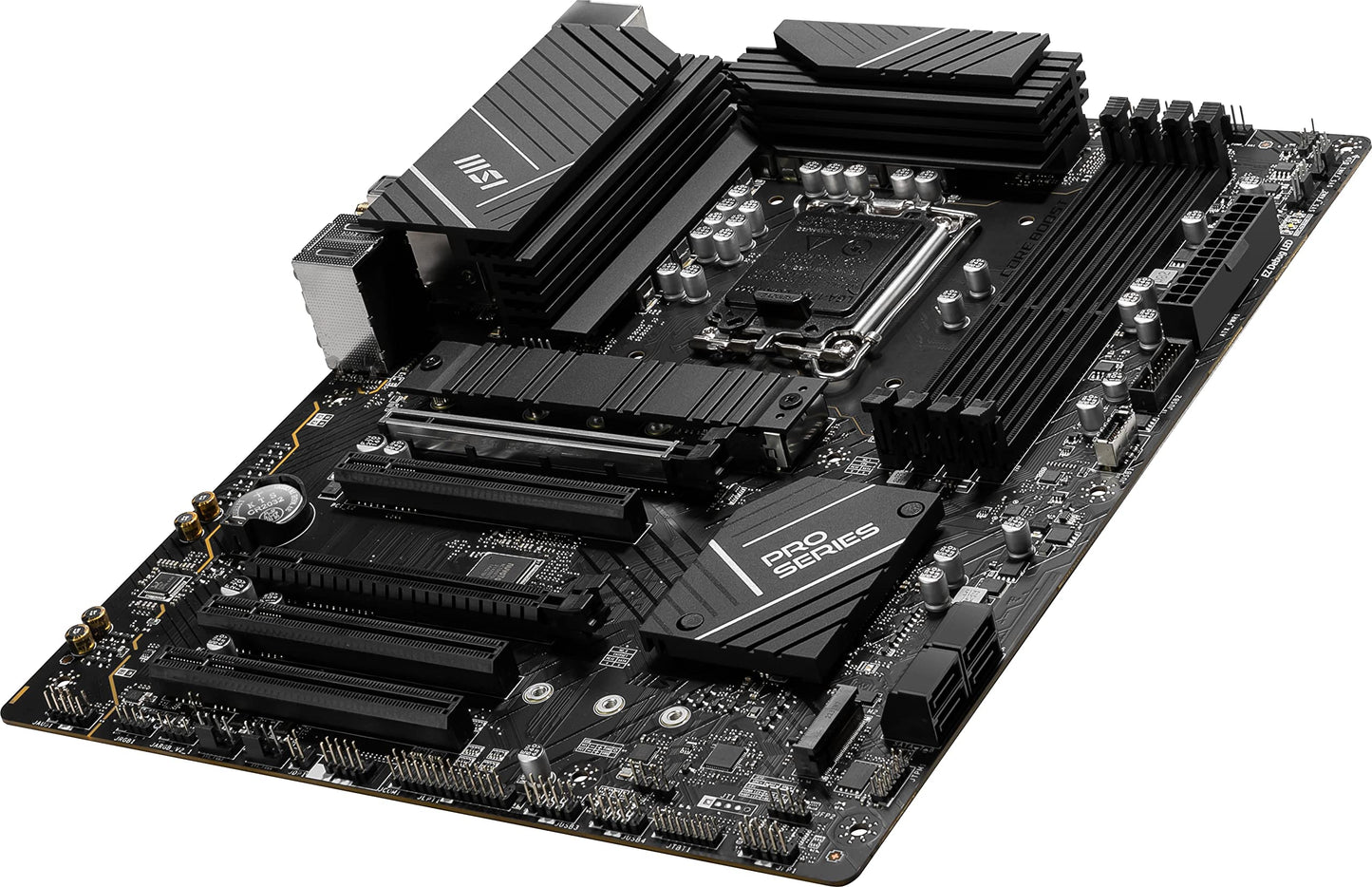 MSI PRO B760-P WiFi DDR4 ProSeries Motherboard (Supports 12th/13th Gen Intel Processors, LGA 1700, DDR4, PCIe 4.0, M.2, 2.5Gbps LAN, USB 3.2 Gen2, Wi-Fi 6E, ATX) MSI
