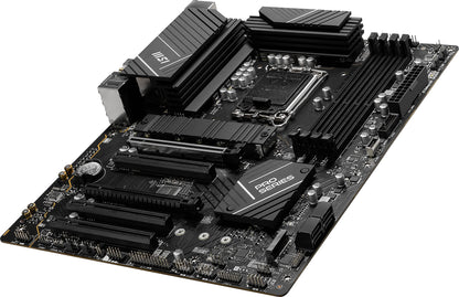 MSI PRO B760-P WiFi DDR4 ProSeries Motherboard (Supports 12th/13th Gen Intel Processors, LGA 1700, DDR4, PCIe 4.0, M.2, 2.5Gbps LAN, USB 3.2 Gen2, Wi-Fi 6E, ATX) MSI