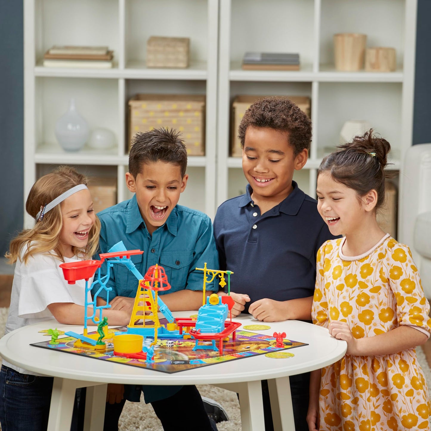Mouse Trap Board Game for Kids Ages 6 and Up, Classic Kids Game for 2-4 Players, with Easier Set-Up Than Previous Versions Hasbro