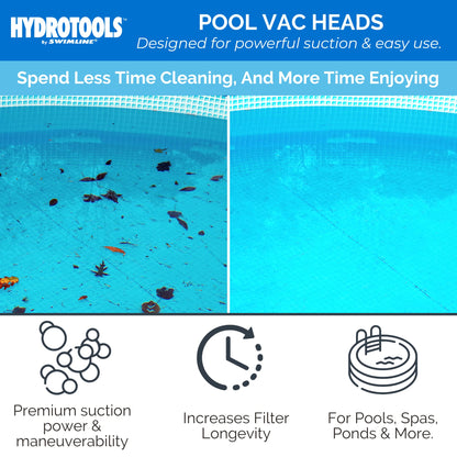 Solstice by International Leisure Products Swimline 8150 Weighted Flex Vacuum Head, Blue Swimline