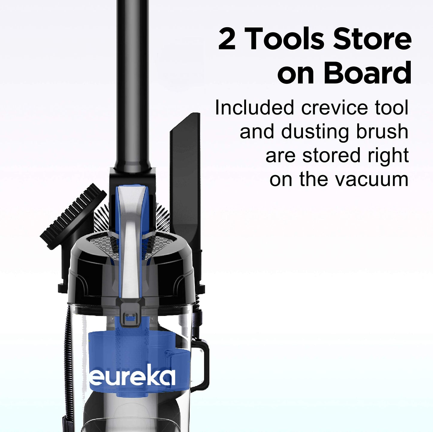 Eureka Powerful Bagless Upright Vacuum Cleaners Compact for Home Pets, Airspeed Ultra Lightweight Household Vacuum Cleaner for Carpet and Hard Floor, NEU101C, Ocean Blue EUREKA