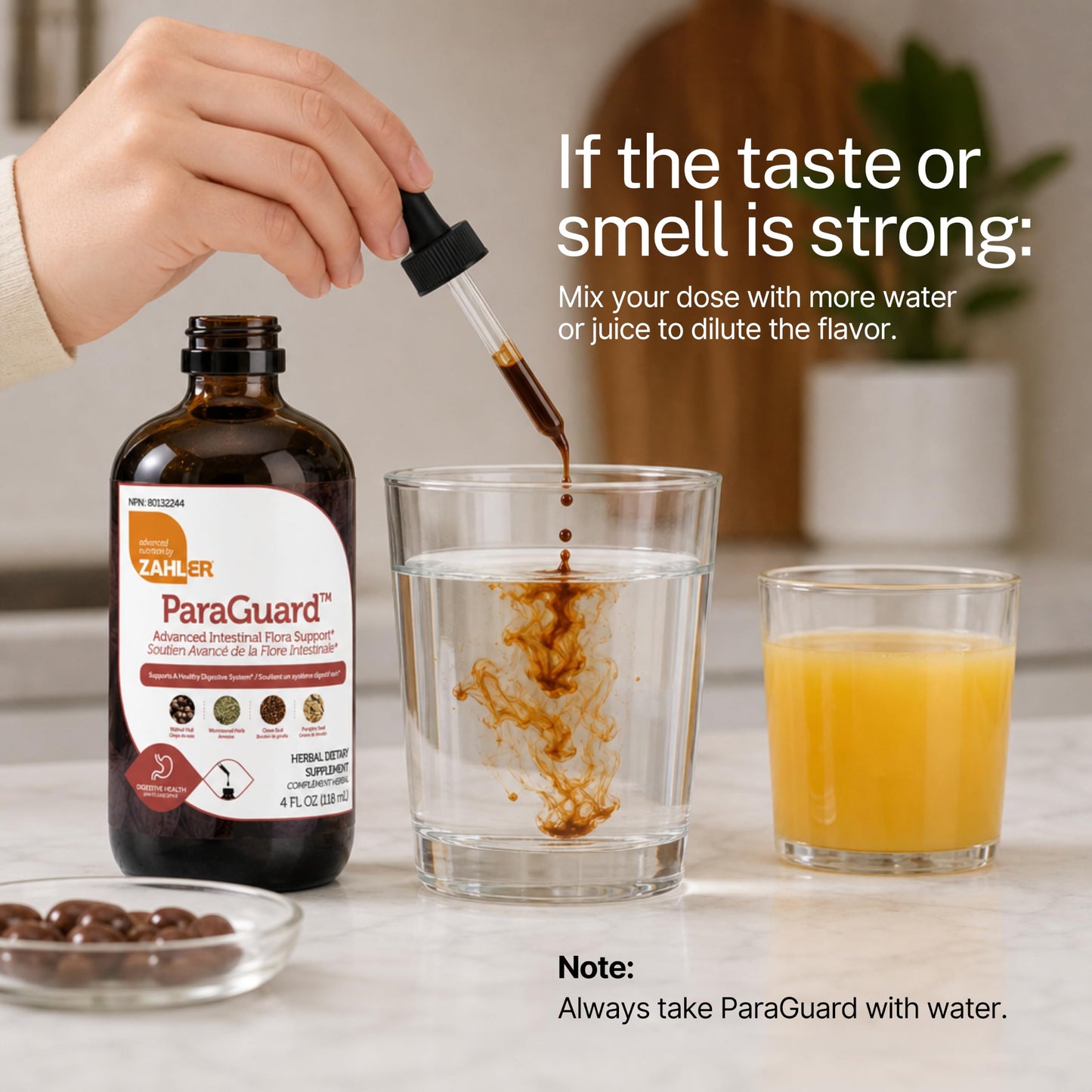 Zahler ParaGuard, Parasite Cleanse for humans. Advanced Colon Detox Cleanse and Gut Health Support, Contains Wormwood, Certified Kosher, 4OZ. - Available at All In One Marketplace Canada