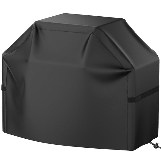 Grill Cover, 48 inch BBQ Gas Grill Cover Waterproof Weather Resistant, UV and Fade Resistant, UV Resistant Material for Weber Char-Broil Nexgrill Grills and More, Black
