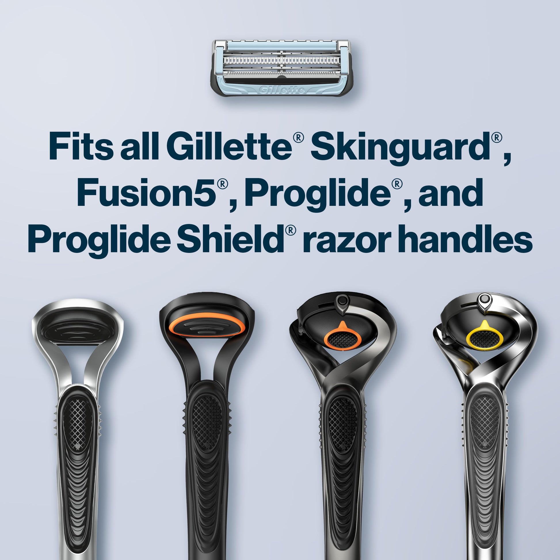 Gillette Skinguard Men's Razor Blade Refill, 8 Blade Refills - Available at All In One Marketplace Canada