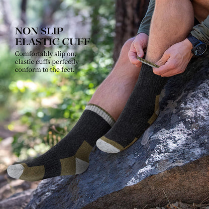 SIMIYA 5 Pairs Merino Wool Socks Hiking Warm Thermal Thick Sock Size 7-15 🍁 All In One Marketplace Canada
