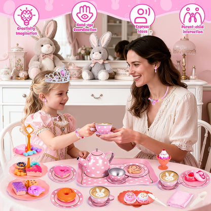 Hohosunlar Tea Party Set for Little Girls, Kids Tea Set for Toddler 3-5 6-8 🍁 All In One Marketplace Canada