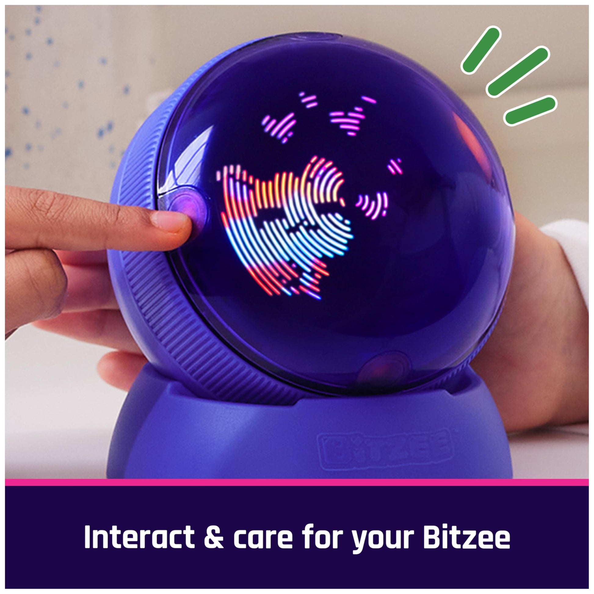 BITZEE, Hamster Ball Interactive Toy Hamster with Over 20 Hamsters Inside, Rolls & Reacts to Touch, Digital Pet Girls Toys & Boys Toys for Ages 5 and up Bitzee