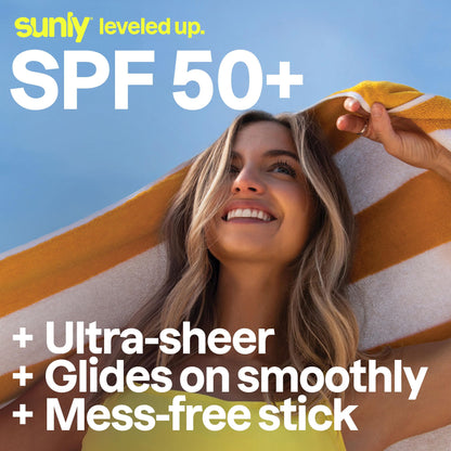 ATTITUDE Mineral Sunscreen Stick SPF 50, Broad Spectrum Zinc Oxide, EWG Verified, Non-Nano, Mess-Free Stick for Face & Body, Lightweight Non-Greasy, Vegan, Unscented, 60 grams