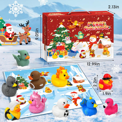Advent Calendar 2026 Rubber Duck for Kids Toddler Baby 24 Days of Christmas Countdown Toys for Kids Boys and Girls Christmas Party Favors Gifts 🍁 All In One Marketplace Canada
