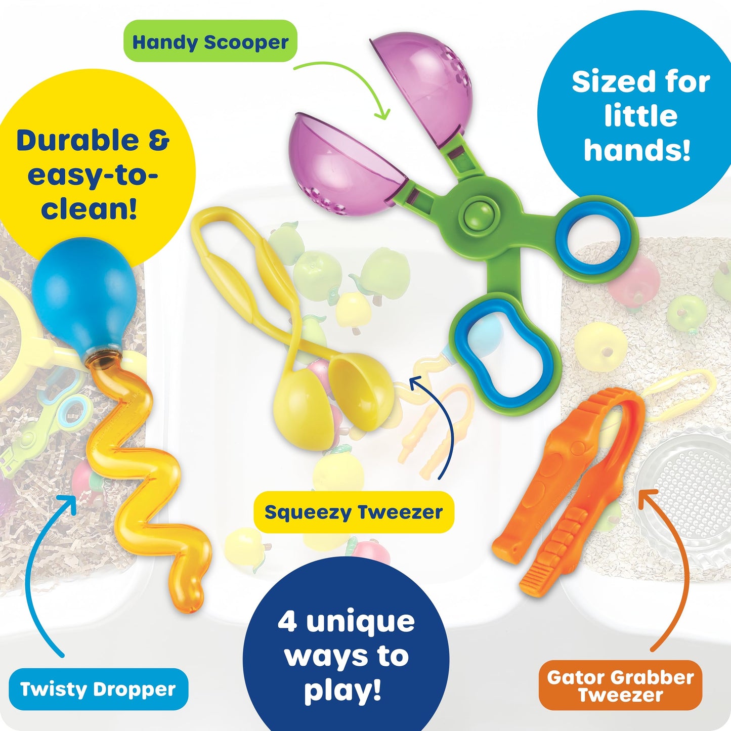 Learning Resources Helping Hands Fine Motor Tool Set Toy Learning Resources