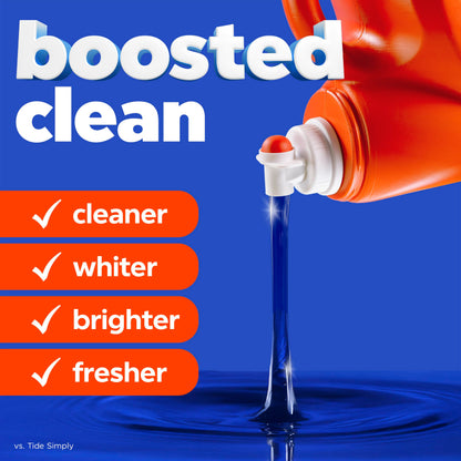 Tide Laundry Detergent Liquid, Original Scent, Works on 100% of Common Stains, Laundry Soap, Liquid Laundry Detergent, 100 Loads, 3.9 L