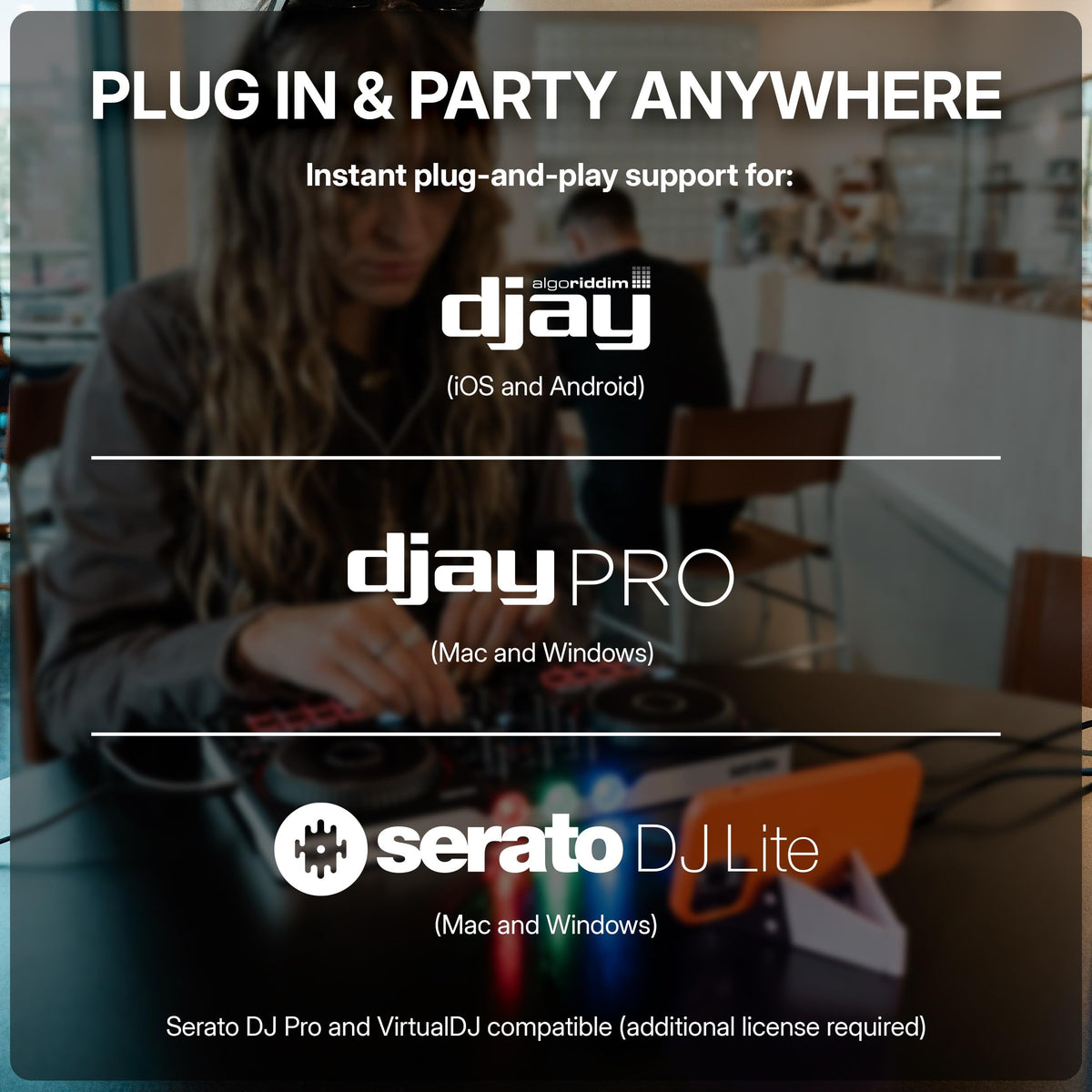 Numark Party Mix III Bluetooth DJ Controller with Built-in Lights