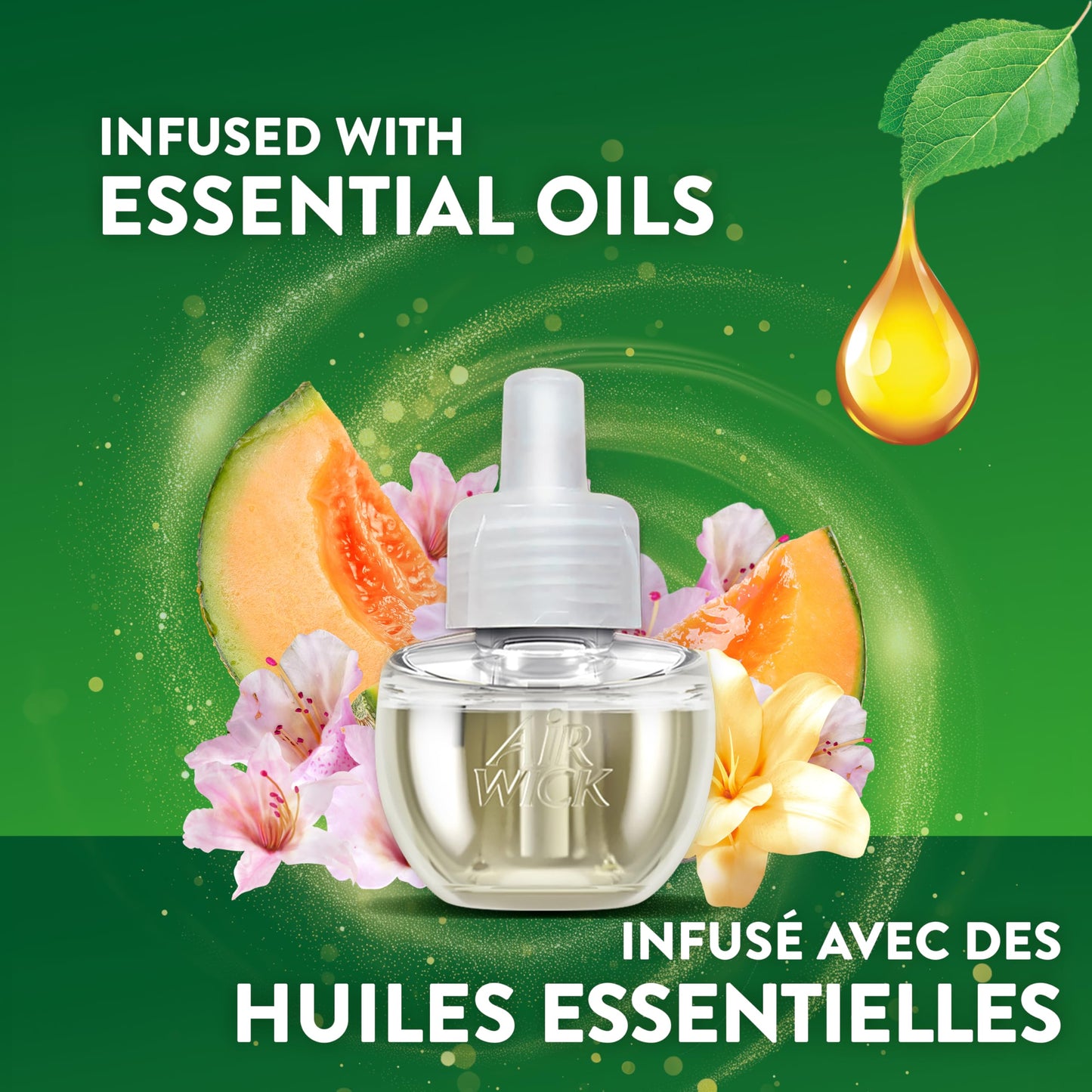 Air Wick Plug In Scented Oil Air Freshener Refills for Home – Infused with Essential Oils – 10 Count – Summer Delight Scent – Mega Value Pack 🍁 All In One Marketplace Canada
