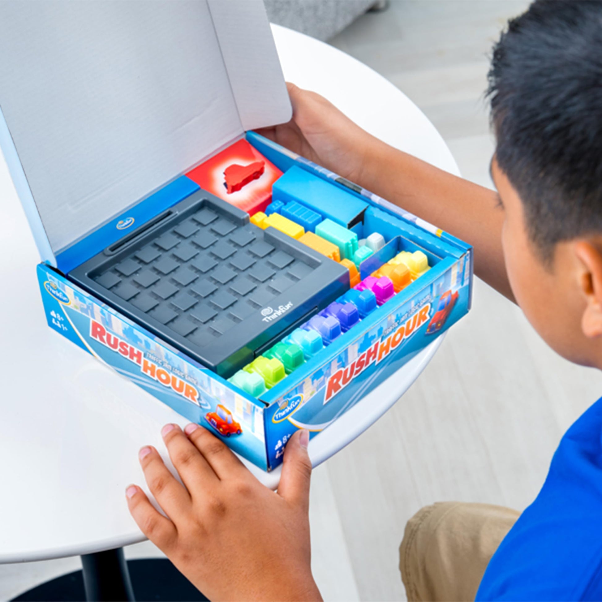 ThinkFun Rush Hour Traffic Jam Logic Game - Engaging STEM Toy for Kids Age 8 and Up | Enhances Reasoning & Planning Skills | Over 20 Awards Winner | Trusted Worldwide Seller for Over 20 Years - Available at All In One Marketplace Canada