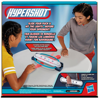 Hypershot Electronic Tabletop Hockey Game | 5 Games in 1 | Music, Lights, and Sounds | Ages 8 and Up | for 1 to 2 Players | Kids Board Games (English & French) Hasbro