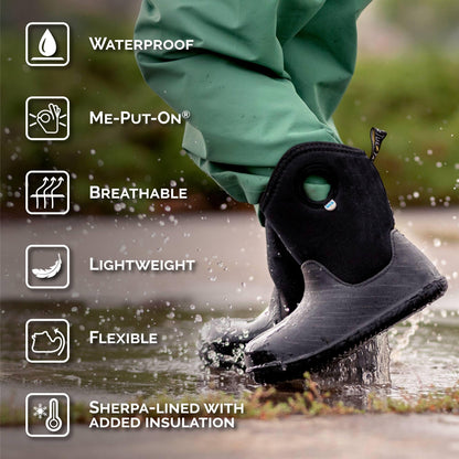 Jan & Jul Waterproof Winter Boots for Toddlers (Black Birch, US 9) 🍁 All In One Marketplace Canada