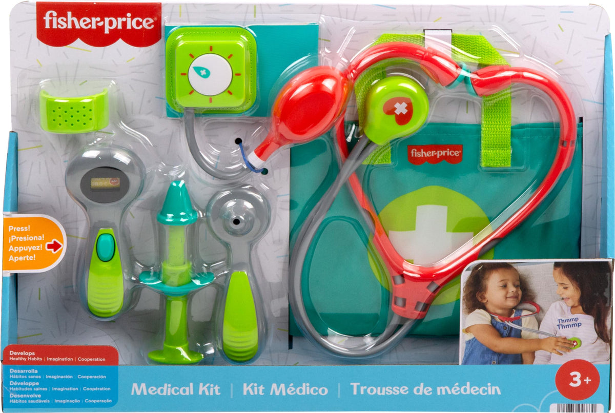 Fisher-Price Medical Kit 7-Piece Doctor Bag