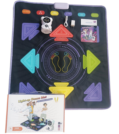 HAPHOM Dance Mat for Kids, Rechargeable Dance Mats for Girls and Boys, Light-up Dancing pad Game with Wireless Bluetooth, Christmas Birthday Gifts Ideas for 3 4 5 6 7 8 9 10 11 12 Year Old Kids 🍁 All In One Marketplace Canada