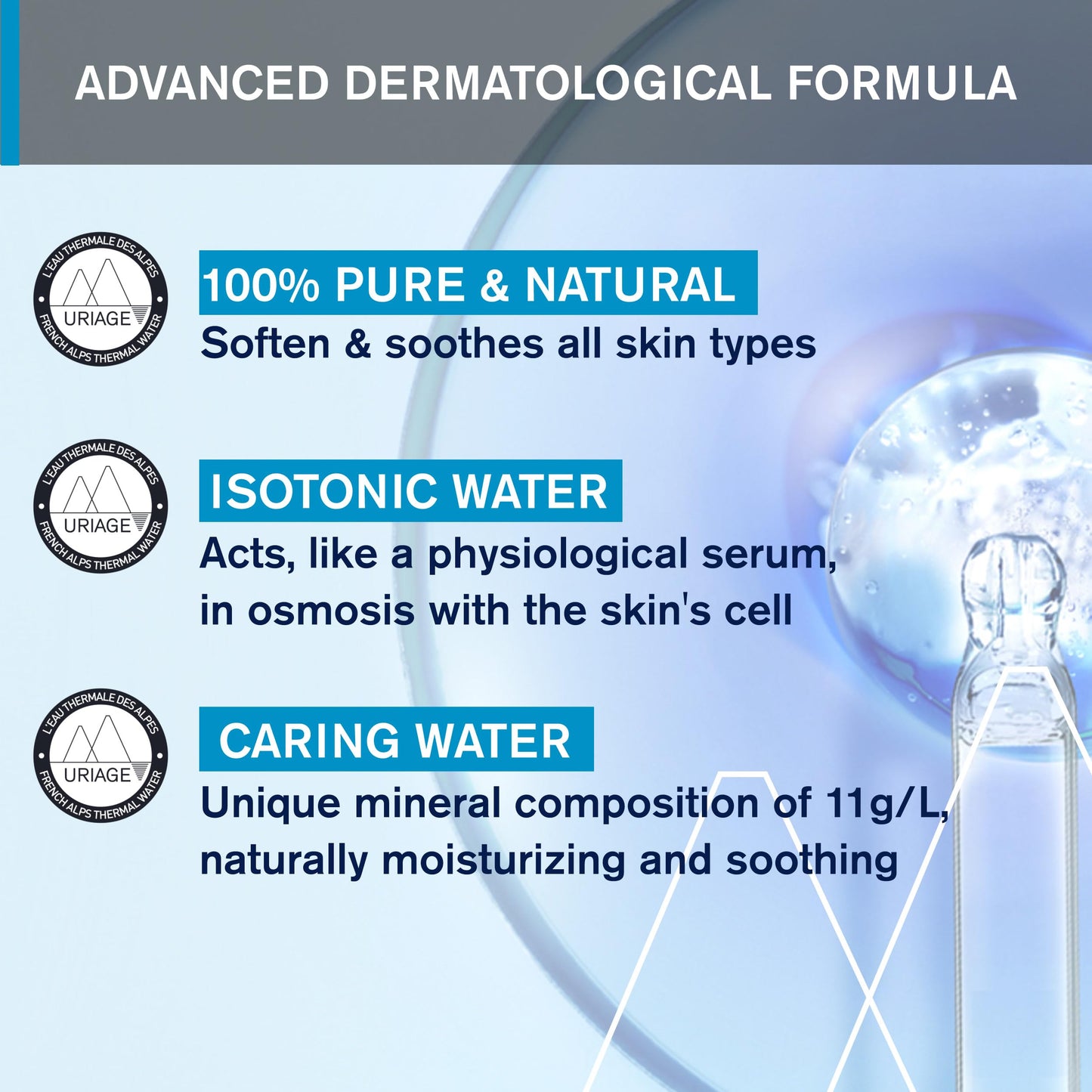 Uriage - Thermal Water Spray - Hydrating, Soothing and Protective Spray for Babies, Children and Adults - Face Mist - 100% Natural Formulation - 300ml Uriage