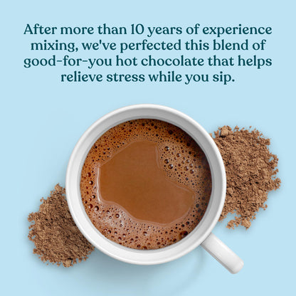 Four Sigmatic Calm Mushroom Cacao Mix | Organic Instant Cacao with Organic Reishi Mushroom Powder | Supports Calm & Relaxation | Drink it or Bake with it | Vegan, Gluten-Free, Dairy-Free | 10 Count Four Sigmatic