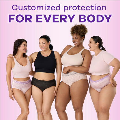 Always Discreet Sensitive, Adult Diapers for Women, Maximum Incontinence Underwear, Size Large, 24 Count - Available at All In One Marketplace Canada