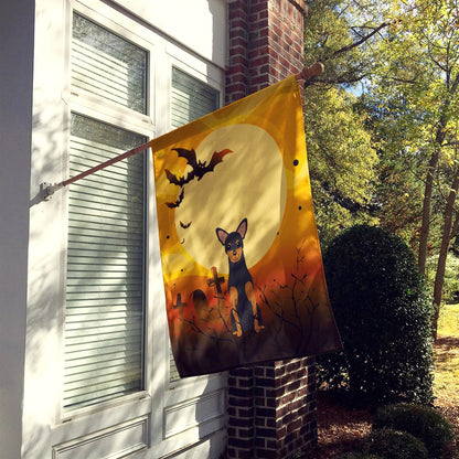 Caroline's Treasures BB4294CHF Halloween Manchester Terrier Canvas House Size Flag, Large, Multicolor
