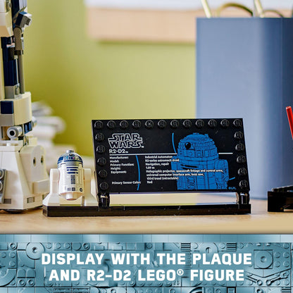 LEGO Star Wars R2-D2 Building Toy Set - Play or Display Star Wars Toy for Boys & Girls, Ages 10+ - Gift Ideas for Kids & Fans - Includes 25th Anniversary Darth Malak Minifigure - 75379 - Available at All In One Marketplace Canada
