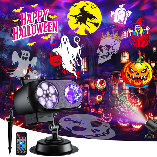 2026 Upgrade Brighter Holiday Projector Lights Outdoor,8 Patterns Easter Projectors 10HD Slides (Ocean Wave & Patterns), Weatherproof Easter Projector,Outdoor Easter Decorations for Light Show 🍁 All In One Marketplace Canada