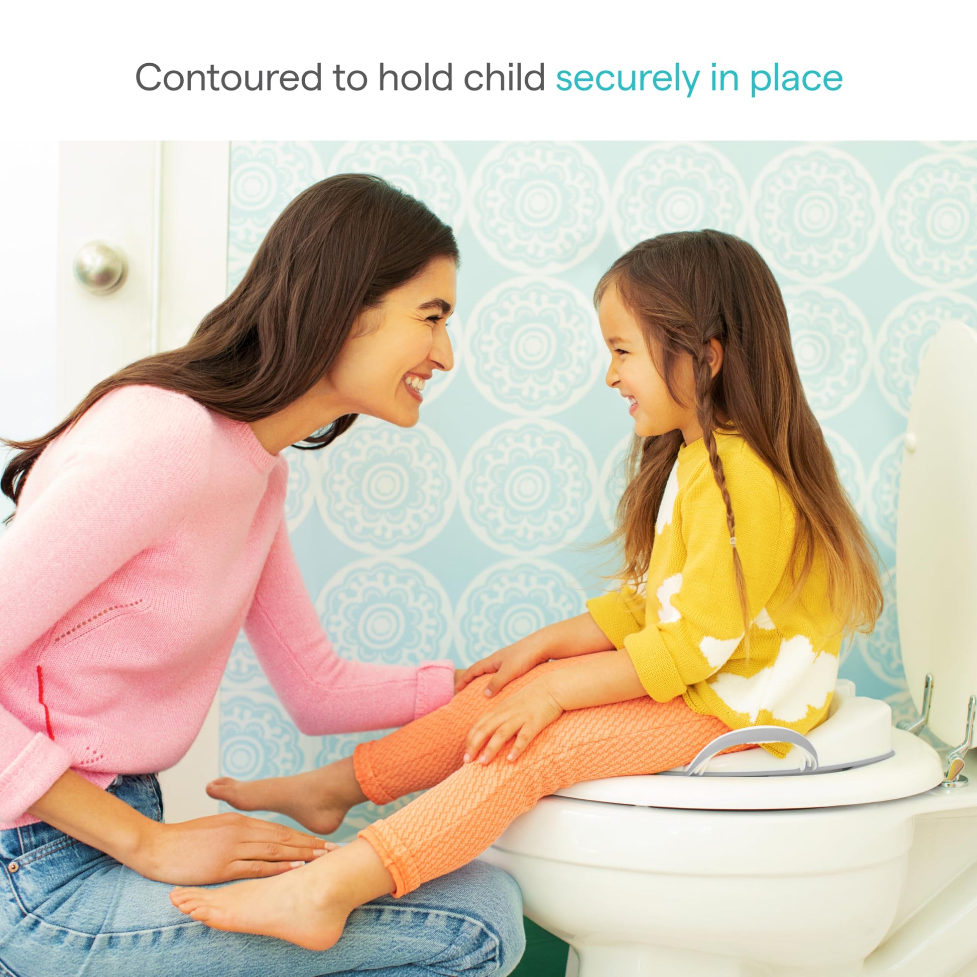 Munchkin Sturdy Potty Training Seat, Grey - Available at All In One Marketplace Canada