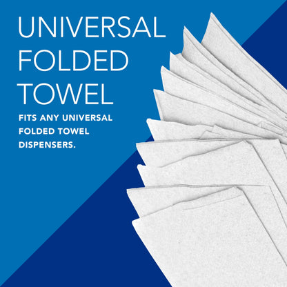 Scott Professional Universal Multifold Paper Towels, Bulk (03650), Absorbency Pockets, 9.2"x9.4", Compressed, Compact (250 Sheets/Pack, 12 Packs/Case, 3,000 Sheet Total) SCOTT PROFESSIONAL