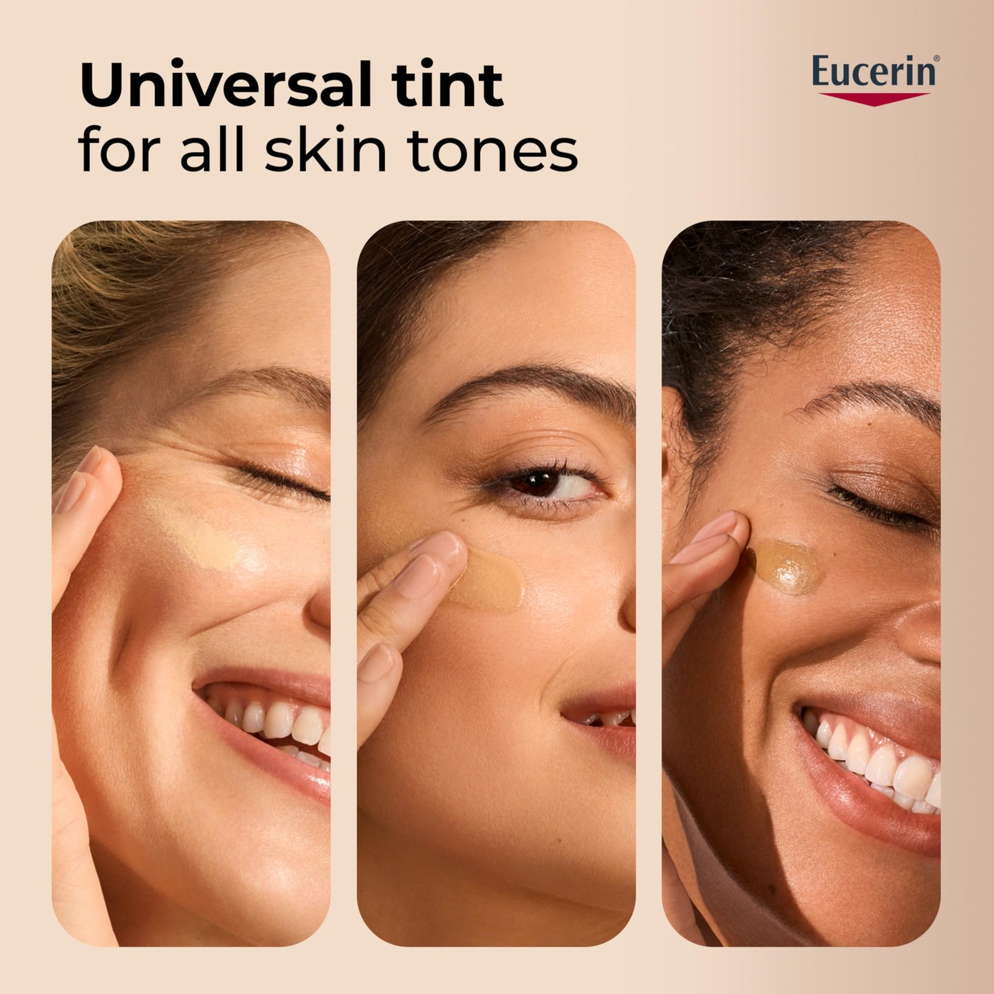 Eucerin Tinted Age Defense SPF 50 Face Sunscreen, Daily Face Sunscreen SPF 50 With Hyaluronic Acid and Antioxidants, Body SPF 50 Lotion with UVA-UVB Sun Protection, Fragrance Free & Non Greasy, 50 ml - Available at All In One Marketplace Canada